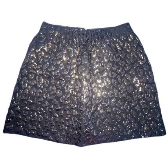 NWT Kenneth Cole New York The Verona Jacquard Leopard Skirt Size 8P - Picture 2 of 8